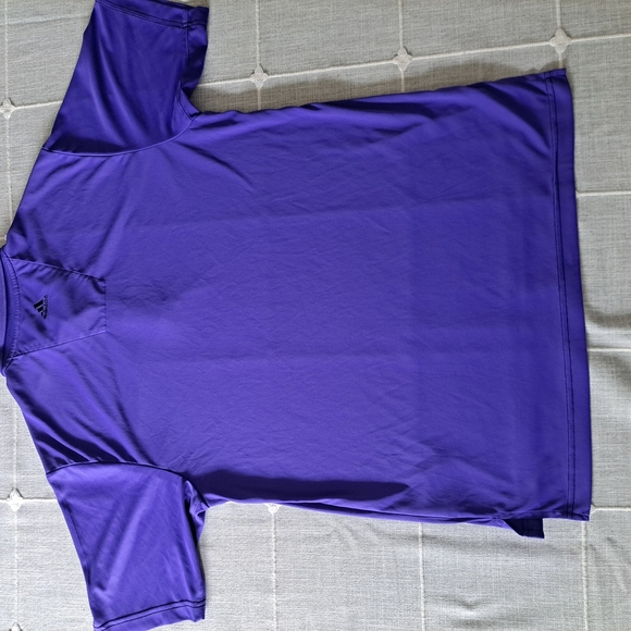 Adidas Golf Polo Shirt – Purple ClimaCool - Picture 3 of 5